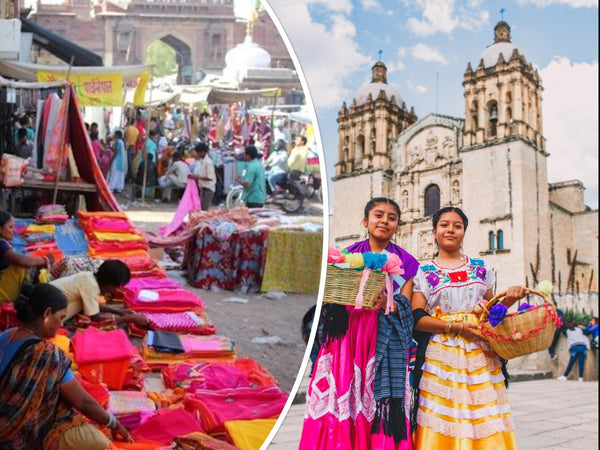India y México, paraísos textiles